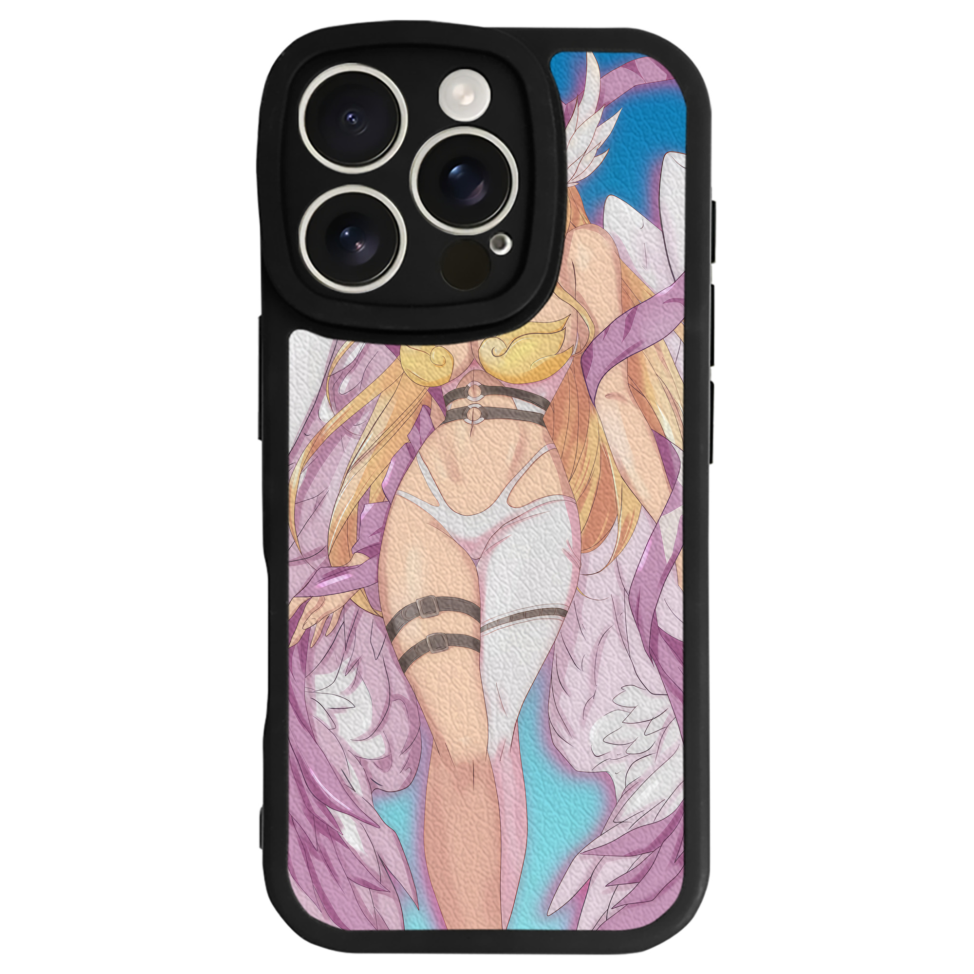 （画像用） Digimon デジタルモンスター/デジモン 【iPhone 16シリーズ対応】シリコンスマホケース（レザー調） 材質：シリコン